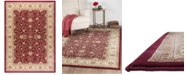 KM Home CLOSEOUT! Oxford Kashan Red 7'10" x 10'3" Area Rug